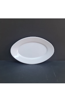 4 Adet Standart Melamin Oval Kayık Tabak Orta Salata Tabağı 30x19 Cm - Beyaz Beyaz 4 Adet Standart Melamin Oval Kayık Tabak Orta Salata Tabağı 30x19 Cm - Beyaz Beyaz