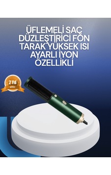 Tek Saç Kurutma, Düzleştirici Ve Tarak Tek Cihazda 3 Kademeli Isı Ayarı Najmaddin Diğer Tek Saç Kurutma, Düzleştirici Ve Tarak Tek Cihazda 3 Kademeli Isı Ayarı Najmaddin Diğer