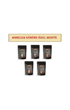 Kahveherşey Aromalı Türk Kahvesi 100 G (Fındık, Böğürtlen, Çikolata, Elma, Gül) 5 Adet