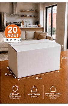 20 Adet Ev Taşıma Kolisi 52x35x28 Cm Bc Dalga Beyaz Koli + 20 Adet Kırılabilir Etiketi Dayanıklı Taşıma Kolisi 20 Adet Ev Taşıma Kolisi 52x35x28 Cm Bc Dalga Beyaz Koli + 20 Adet Kırılabilir Etiketi Dayanıklı Taşıma Kolisi