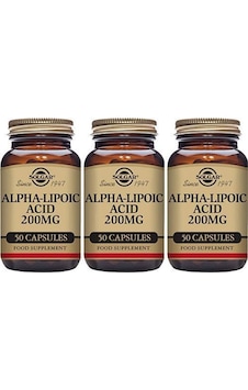 Solgar Alpha Lipoic Acid 200 Mg 50 Kapsül 3 Adet Solgar Alpha Lipoic Acid 200 Mg 50 Kapsül 3 Adet