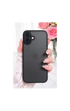 Fibaks iPhone 16 Uyumlu Kılıf Mat Parmak Izi Yapmaz Kamera Korumalı Renkli Tuşlu Sert Silikon Kapak Fibaks iPhone 16 Uyumlu Kılıf Mat Parmak Izi Yapmaz Kamera Korumalı Renkli Tuşlu Sert Silikon Kapak