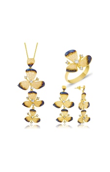 Gümüş Sarı Çiçek Bayan Set 34634696 Gümüş Sarı Çiçek Bayan Set 34634696