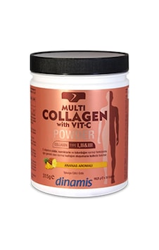 Dinamis Multi Collagen With Vit-C Powder Ananas