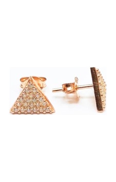 Oriental Kuyumculuk Jewellery Üçgen Küpe Rose Oriental Kuyumculuk Jewellery Üçgen Küpe Rose