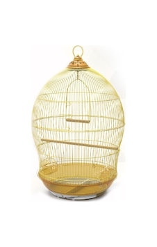 Dayang - 644 - Kubbe Kafes - Glblseme - Pirinç 48,5x48,5x76cm Dayang - 644 - Kubbe Kafes - Glblseme - Pirinç 48,5x48,5x76cm