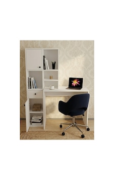 Juliet Dolaplı Raflı Çekmeceli Kitaplıklı Çalışma Masası Beyaz - 885986509 Beyaz Juliet Dolaplı Raflı Çekmeceli Kitaplıklı Çalışma Masası Beyaz - 885986509 Beyaz