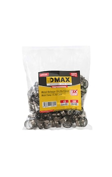 Dmax Dmx2305 19-26 X 13mm Hortum Kelepcesi 100 Adet 19 x 26 Dmax Dmx2305 19-26 X 13mm Hortum Kelepcesi 100 Adet 19 x 26