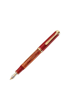 Pelikan M600 Tortoiseshell Red Dolma Kalem Çok Renkli Pelikan M600 Tortoiseshell Red Dolma Kalem Çok Renkli