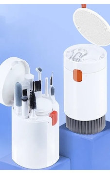 Elektronik Cihaz Temizleme Kit Pc Kulaklık Klavye Kamera Temizleme Kiti Fırçalı Spreyli 20 Parça Set