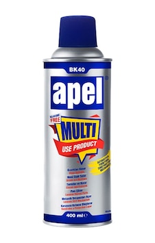 APEL BK-40 Çok Amaçlı Sprey PAS SÖKÜCÜ YAĞLAYICI 400ML APEL BK-40 Çok Amaçlı Sprey PAS SÖKÜCÜ YAĞLAYICI 400ML