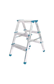 Hubrendy Çer Çift Basamaklı Alüminyum Metal Merdiven Yükseklik 69cm Baş Genişlik 8cm Hubrendy Çer Çift Basamaklı Alüminyum Metal Merdiven Yükseklik 69cm Baş Genişlik 8cm