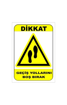 Geçiş Yollarını Boş Bırak Levhası Levha 35x50 Cm Dekota 3 Mm Geçiş Yollarını Boş Bırak Levhası Levha 35x50 Cm Dekota 3 Mm