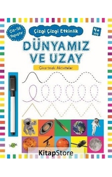 Dünyamız ve Uzay 4 Yaş+ / Çıkartmalı Çizgi Çizgi Etkinlik Dünyamız ve Uzay 4 Yaş+ / Çıkartmalı Çizgi Çizgi Etkinlik