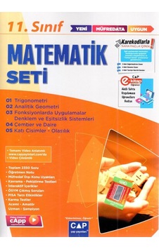 Çap Yayınları 11. Sınıf Matematik Anadolu Seti Çap Yayınları 11. Sınıf Matematik Anadolu Seti