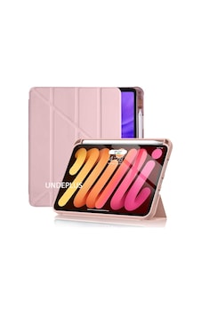 Apple iPad Uyumlu 11. A16 11inç/10. 10.9inç İle Uyumlu Kılıf Kalem Bölmeli Trifolding Case Rose Gold Sku: Zeusb0dwxrhmcf Arka Kapak