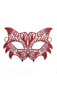 Kırmızı - 906 - Dantel Masquerade Maskesi - Spt-gld - 8 No Kırmızı - 906 - Dantel Masquerade Maskesi - Spt-gld - 8 No