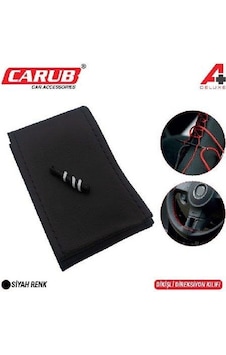 Direksiyon Kılııf İğneli Delüx Siyah Dikişli 38 Cm