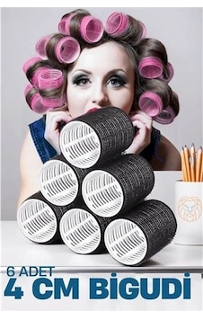 4 Cm Bigudi 6 Lı Paket 719265 4 Cm Bigudi 6 Lı Paket 719265