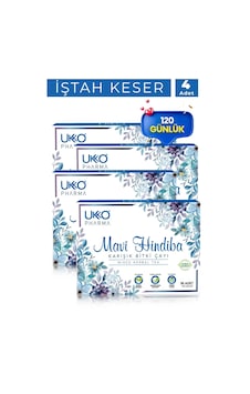Ukko Pharma 120 Günlük Mavi Hindiba Karışık Bitki Çayı 4 x 30'lu Ukko Pharma 120 Günlük Mavi Hindiba Karışık Bitki Çayı 4 x 30'lu