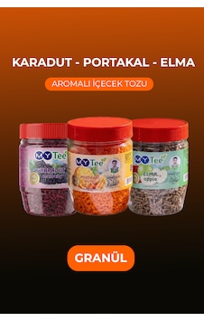 Mytee 3'lü Portakal - Karadut - Elma Aromalı Granül İçecek Tozu 3 X 250gr 750 G Mytee 3'lü Portakal - Karadut - Elma Aromalı Granül İçecek Tozu 3 X 250gr 750 G