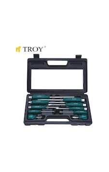 Troy 22307 Somun Başlı Tornavida Seti (10 Parça) Troy 22307 Somun Başlı Tornavida Seti (10 Parça)