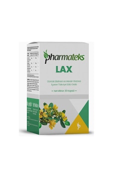 Pharmateks Lax Günlük Ekstresi Ve Mersin Ekstresi Içeren Takviye Edici Gıda 30 Kapsül