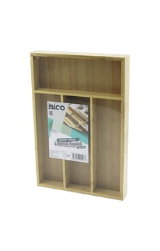 İbico İ22-206 Ahşap Bambu Çekmece İçi Kaşıklık 22.4x33cm Çok Renkli İbico İ22-206 Ahşap Bambu Çekmece İçi Kaşıklık 22.4x33cm Çok Renkli