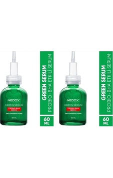 Nedox Probio-Bha Leke Karşıtı Green Serum 2 x 60 ML Nedox Probio-Bha Leke Karşıtı Green Serum 2 x 60 ML
