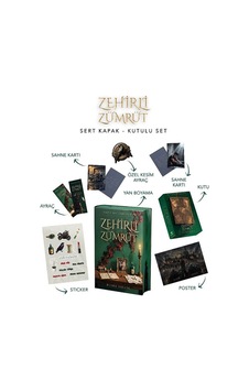 Zehirli Zümrüt Yan Boyamalı Kutulu Set / Buşra Balçık Zehirli Zümrüt Yan Boyamalı Kutulu Set / Buşra Balçık