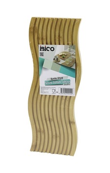 İbico İ22-214 Dalgalı Şekilli Kanallı Ahşap Bambu Servis Sunum Tahtası 17x39x1.5cm Ahsap İbico İ22-214 Dalgalı Şekilli Kanallı Ahşap Bambu Servis Sunum Tahtası 17x39x1.5cm Ahsap