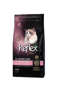 Reflex Plus Mother & Baby Kuzulu Yavru Kedi Maması 1,5 Kg Reflex Plus Mother & Baby Kuzulu Yavru Kedi Maması 1,5 Kg