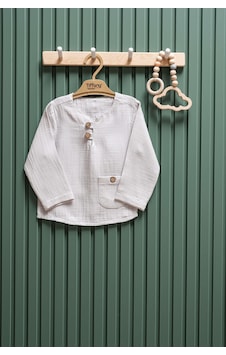 Miababy Unisex Müslin Uzun Kollu Tişört 6 Ay 3 Yaş %100 Pamuk Gri Miababy Unisex Müslin Uzun Kollu Tişört 6 Ay 3 Yaş %100 Pamuk Gri