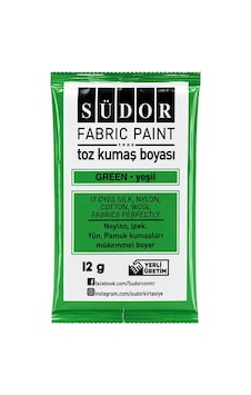 Kumaş Boyası Toz 12 Gr 1 Adet Südor Toz Kumaş Boyası Kot Pantalon Gömlek Tişört Tekstil Kumaş Boyası 1 Adet Yeşil Kumaş Boyası Toz 12 Gr 1 Adet Südor Toz Kumaş Boyası Kot Pantalon Gömlek Tişört Tekstil Kumaş Boyası 1 Adet Yeşil