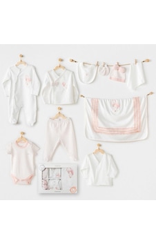 Nessiworld Ac25551 Newborn Set Pınk Baloons 10'lu Hastane Çıkışı Ekru Nessiworld Ac25551 Newborn Set Pınk Baloons 10'lu Hastane Çıkışı Ekru