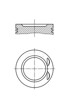 Opel Vectra B 2,0-16v X20xev 1996-2000 Piston Sekman 86.50 050 90467041 Nural Opel Vectra B 2,0-16v X20xev 1996-2000 Piston Sekman 86.50 050 90467041 Nural