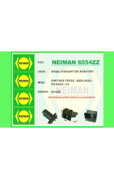 Bagaj - 494 - Kilit Kondaktörü Swici Peugeot Partner 08- Cıtroen Berlıngo 08- C4-c4 - Dpmıx-hb - Pıcasso 06-