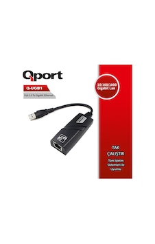 Qport Q-ugb1 Usb 3.0 To Gıgabıt Ethernet 10/100/1000 Dönüştürücü