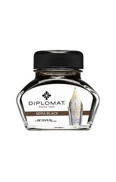 Diplomat D41001001 30ml Sepia Siyah Mürekkep Diplomat D41001001 30ml Sepia Siyah Mürekkep