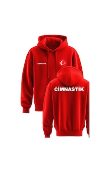 Top Glory Cimnastik Baskılı Kapşonlu 3 İp Kışlık Türkiye Sweatshirt Cimnastik Hoodie Top Glory Cimnastik Baskılı Kapşonlu 3 İp Kışlık Türkiye Sweatshirt Cimnastik Hoodie