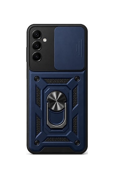Samsung Uyumlu A16 Stand Özellikli Sürgülü Darbelere Dayanıklı Slide Silikon Kılıf Lacivert Samsung Uyumlu A16 Stand Özellikli Sürgülü Darbelere Dayanıklı Slide Silikon Kılıf Lacivert