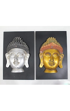 Duvara Asmalı Buda Büstü 6aly190 Beyaz Duvara Asmalı Buda Büstü 6aly190 Beyaz