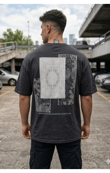 Cool Tarz Oversize Erkek Tişört Baskılı Pamuklu Rahat Kesim Streetwear Yazlık Basic T-shirt Antrasit Antrasit Cool Tarz Oversize Erkek Tişört Baskılı Pamuklu Rahat Kesim Streetwear Yazlık Basic T-shirt Antrasit Antrasit