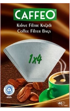 Caffeo Filtre Kahve Kağıdı 1 x 4 4 Numara 40'lı Caffeo Filtre Kahve Kağıdı 1 x 4 4 Numara 40'lı