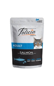 Jelly Somonlu Ve Taurinli Pouch Tahılsız Yetişkin Kedi Konservesi 85 Gr Jelly Somonlu Ve Taurinli Pouch Tahılsız Yetişkin Kedi Konservesi 85 Gr