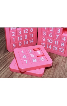 3d Baskı Kaydırmalı Sayı Bulmacası Sliding Puzzle Zeka Oyunu