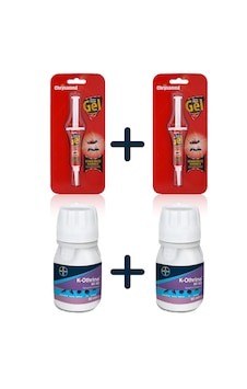 Bayer K-othrine Sc 50 Genel Haşere İlacı 2 x 50 ML + Chrysamed Fibron 2'li Bayer K-othrine Sc 50 Genel Haşere İlacı 2 x 50 ML + Chrysamed Fibron 2'li