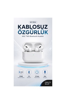 Int Pro 2 Anc Tws Bluetooth Kulaklık Kablosuz In-ear 25db Gürültü Azaltma Bt 5.0 Beyaz - 889163619 Int Pro 2 Anc Tws Bluetooth Kulaklık Kablosuz In-ear 25db Gürültü Azaltma Bt 5.0 Beyaz - 889163619
