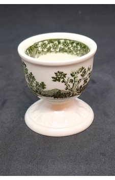 Yeşil Rusticana Porselen 1 Adet Vintage Yumurtalık Bej Yeşil Rusticana Porselen 1 Adet Vintage Yumurtalık Bej