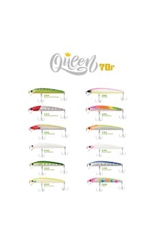 Fujin Queen 70f 70mm Maket Balık Fujin Queen 70f 70mm Maket Balık